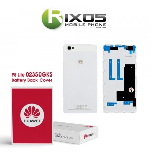 Huawei P8 Lite Battery Back Cover White 02350GKS