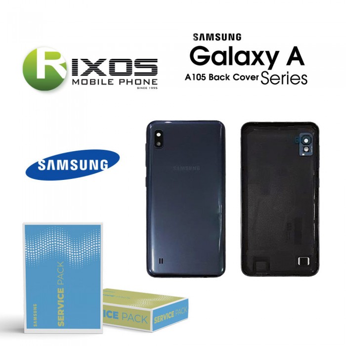 Samsung SM-A105F Galaxy A10 Battery Cover Black GH82-20232A