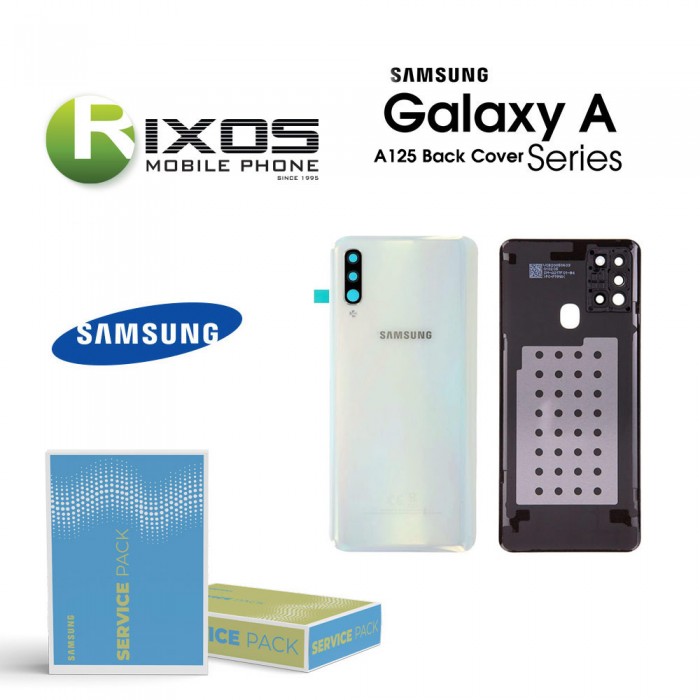 Samsung SM-A125F Galaxy A12 Battery Cover White GH82-24487B