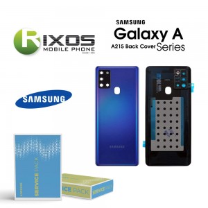 Samsung SM-A215F Galaxy A21 Battery Cover Blue GH82-22780C