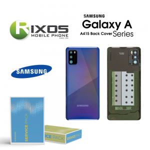 Samsung SM-A415F Galaxy A41 Battery Cover Prism Crush Blue GH82-22585D