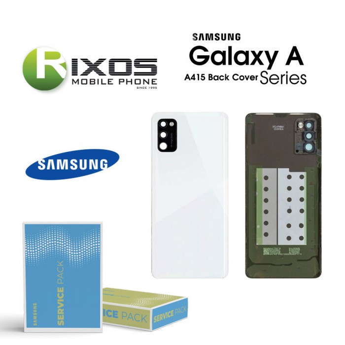 Samsung SM-A415F Galaxy A41 Battery Cover Prism Crush Silver GH82-22585C