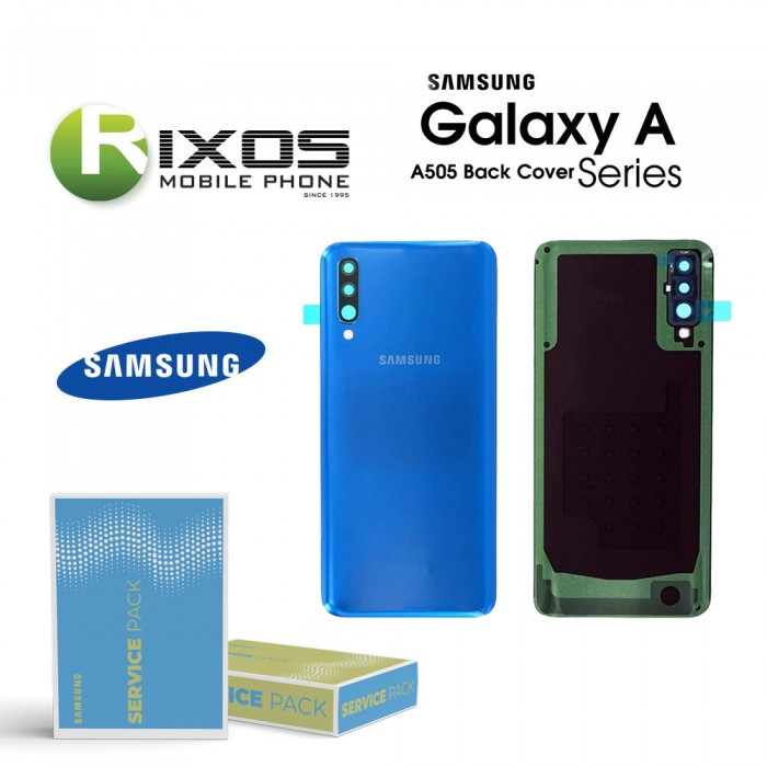 Samsung SM-A505F Galaxy A50 Battery Cover Blue GH82-19229C