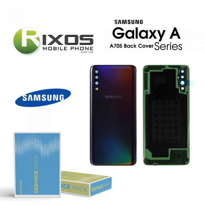 Samsung SM-A705F Galaxy A70 Battery Cover Black GH82-19467A