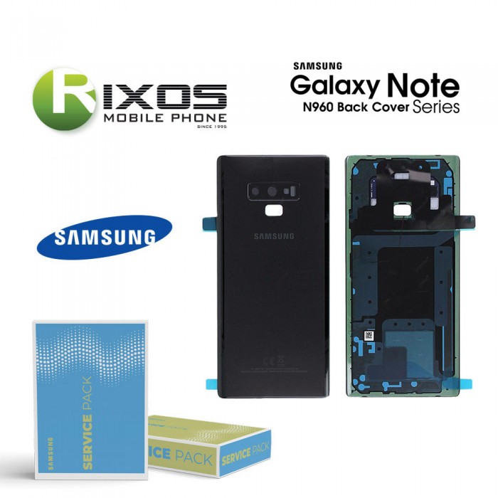 Samsung SM-N960 Galaxy Note 9 Battery Cover Black GH82-16917A