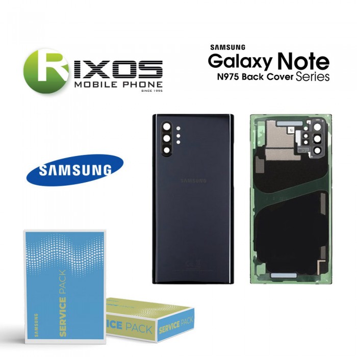 Samsung SM-N976 Galaxy Note 10 Plus Battery Cover Aura Black GH82-20614A