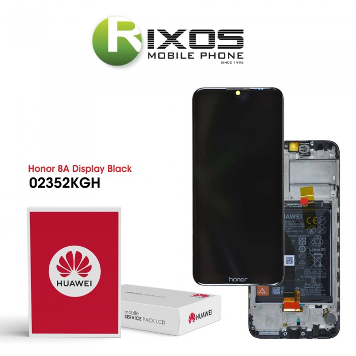 Huawei Honor 8A (JKT-L21) Display module front cover + LCD + digitizer + battery 02352KGH Huawei Honor 8A (JKT-L21) Display module front cover + LCD + digitizer + battery 02352KGH