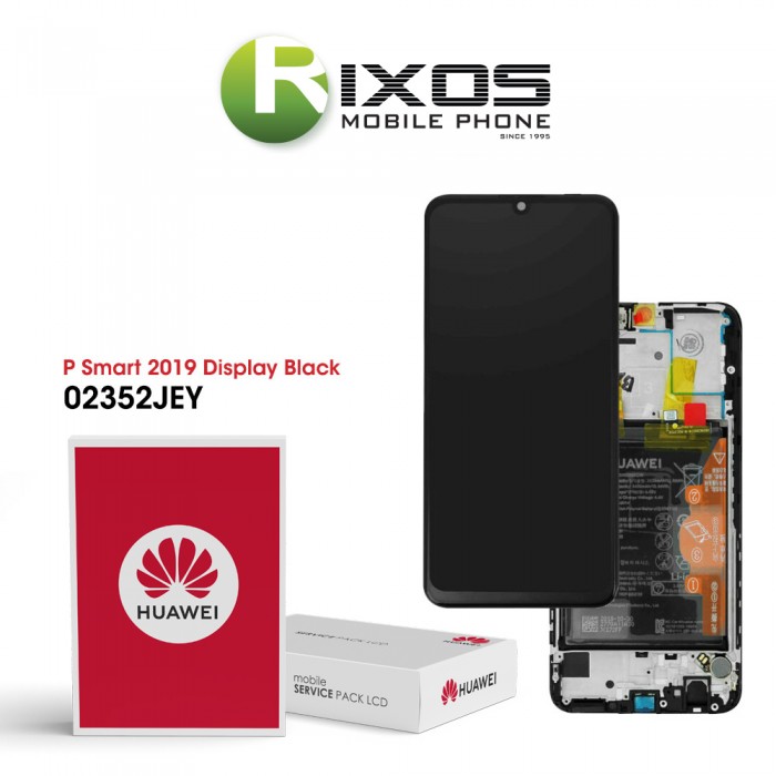 Huawei P smart 2019 (POT-L21 POT-LX1) P smart Plus 2019 Display module front cover + LCD + digitizer + battery midnight black 02352JEY Huawei P smart 2019 (POT-L21 POT-LX1) P smart Plus 2019 Display module front cover + LCD + digitizer + battery midnight black 02352JEY