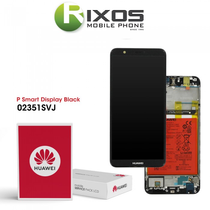 Huawei P smart (FIG-L31) Display module front cover + LCD + digitizer + battery 02351SVJ OR 02351SVK OR 02351SVD