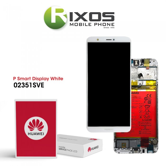 Huawei P smart (FIG-L31) Display module front cover + LCD + digitizer + battery 02351SVE Huawei P smart (FIG-L31) Display module front cover + LCD + digitizer + battery 02351SVE