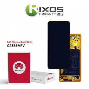 Huawei P40 (ANA-NX9 ANA-LX4) Display module front cover + LCD + digitizer + battery blush gold 02353MFV