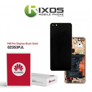 Huawei P40 Pro (ELS-NX9 ELS-N09) Display module front cover + LCD + digitizer + battery blush gold 02353PJL