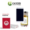 Huawei Y6 II (CAM-L21) Display module front cover + LCD + digitizer + battery white 02350VRS