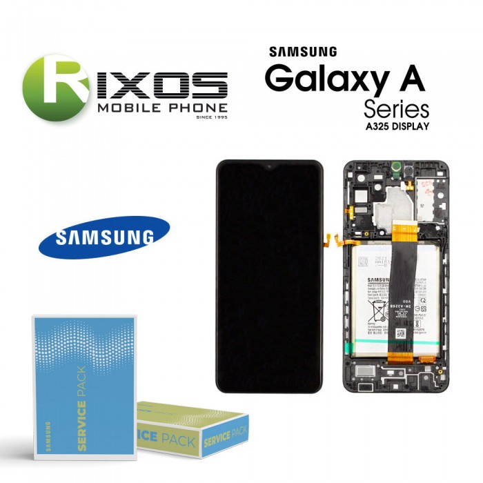 Samsung Galaxy A32 5G (SM-A325 2021) Lcd Display unit complete black GH82-25566A OR GH82-25579A