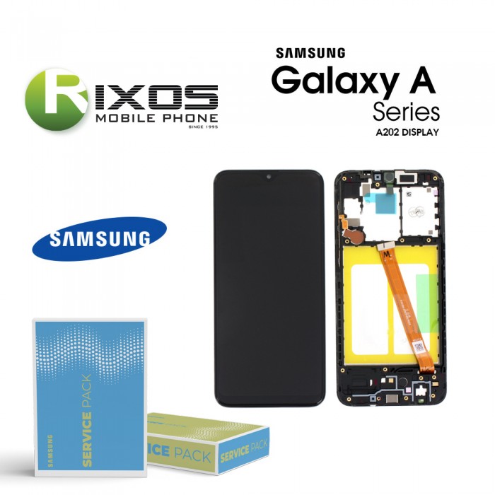 Samsung Galaxy A20e (SM-A202F) Display unit complete black GH82-20186A  OR GH82-20229A