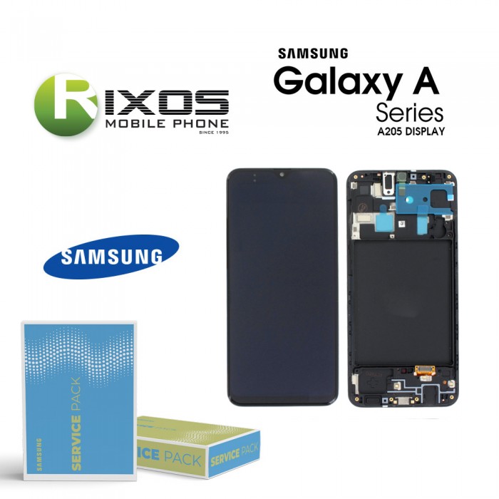 Samsung Galaxy A20 (SM-A205F) Display module LCD + Digitizer black GH82-19571A OR GH82-19572A OR GH82-21250A