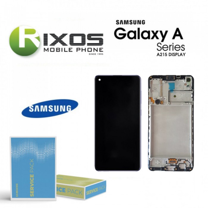 Samsung Galaxy A21 (SM-A215F) Display unit complete black GH82-18223A OR GH-82-21199A OR GH-82-24641A OR GH-82-24642A