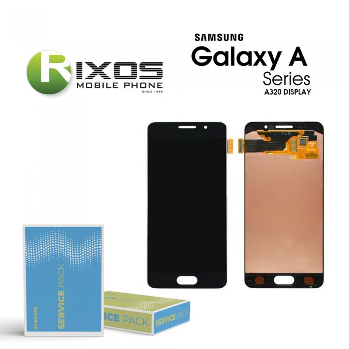 Samsung Galaxy A3 2017 (SM-A320F) Display module LCD + Digitizer black GH97-19732A