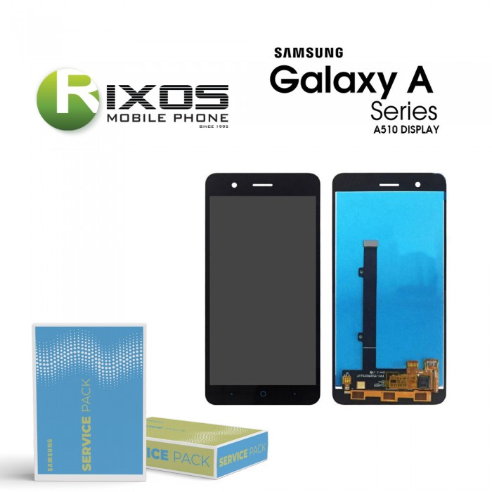 Samsung Galaxy A5 2016 (SM-A510F) Display module LCD + Digitizer black GH97-18250B