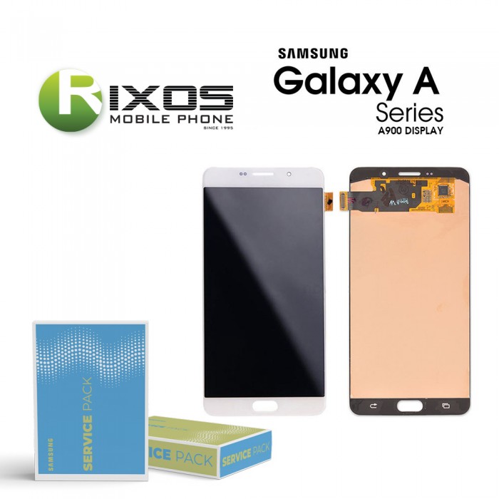 Samsung Galaxy A9 2015 (SM-A900F) Display module LCD + Digitizer white GH97-18367B
