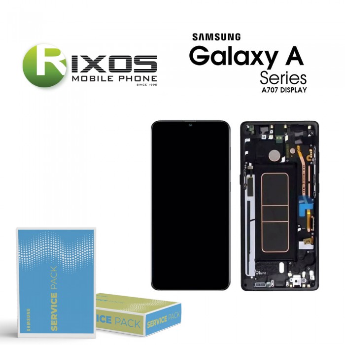 Samsung Galaxy A70S (SM-A707F) Display unit complete black GH82-21379A
