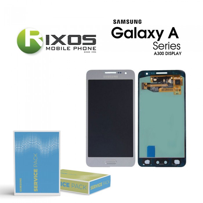  Samsung Galaxy A3 (SM-A300F) Display module LCD + Digitizer silver GH82-16747C