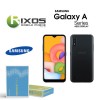Samsung Galaxy A02 (SM-A022F) Lcd Display unit complete black GH82-25249A OR GH82-25250A