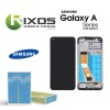 Samsung Galaxy A12 (SM-A125F) Lcd Display unit complete black + btry GH82-24708A OR GH82-24709A