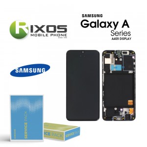 Samsung Galaxy A40 (SM-A405F) Lcd Display module LCD + Digitizer black GH97-19672A  OR GH97-19674A