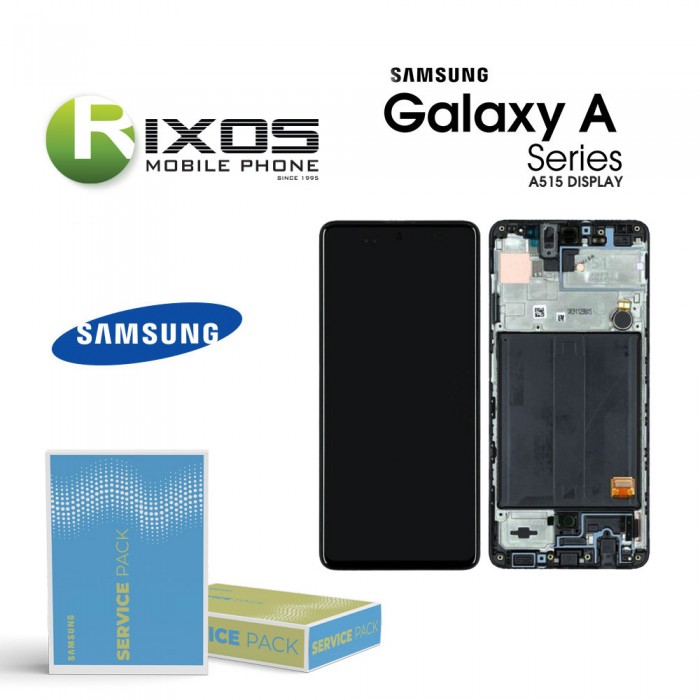 Samsung Galaxy A51 (SM-A515F) Lcd Display unit complete black GH82-21669A OR GH82-21680A OR GH82-22084A OR GH82-22083A