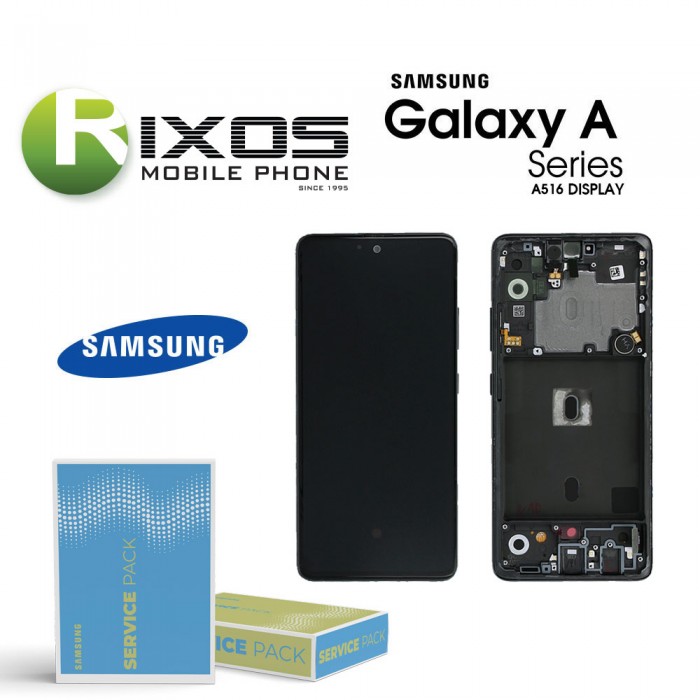 Samsung Galaxy A51 5G (SM-A516B) Lcd Display unit complete prism crush black GH82-23124A OR GH82-23100A