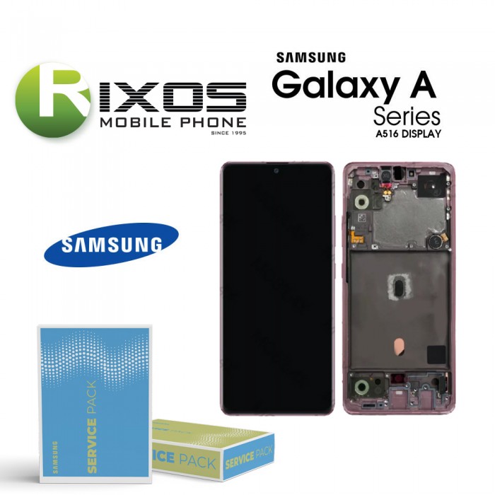Samsung Galaxy A51 5G (SM-A516B) Lcd Display unit complete prism crush pink GH82-23124C OR GH82-23100C OR GH82-22945C