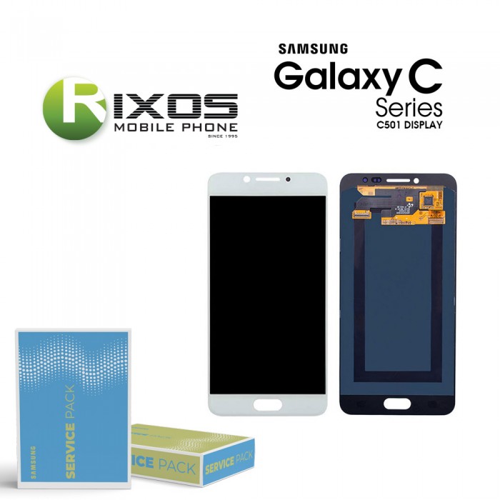 Samsung Galaxy C5 Pro (SM-C501F) Display module LCD + Digitizer white GH97-20450A