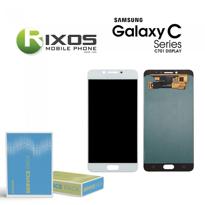 Samsung Galaxy C7 Pro (SM-C701F) Display module LCD + Digitizer black white GH97-19135A
