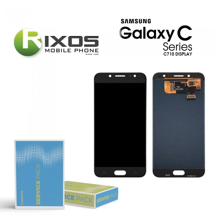Samsung Galaxy C8 (SM-C710F) Display module LCD + Digitizer black GH97-21073A