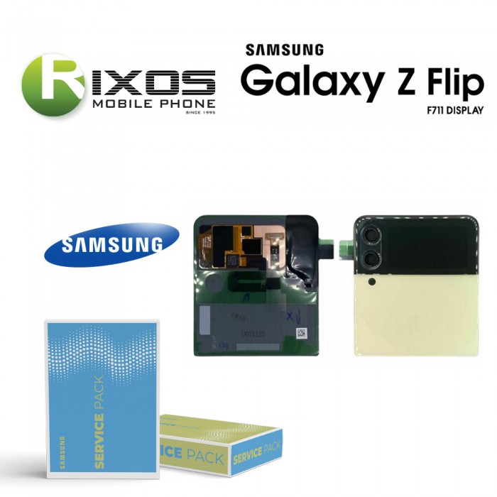 Samsung Galaxy Z Flip 3 5G 2021 (SM-F711) Lcd Display Unit Complete Outer Brown GH97-26773B Samsung Galaxy Z Flip 3 5G 2021 (SM-F711) Lcd Display Unit Complete Outer Brown GH97-26773B