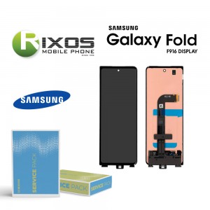 Samsung Galaxy Fold 2 (SM-F916 5G 2020 ) Lcd Display unit complete mystic black GH82-23969A