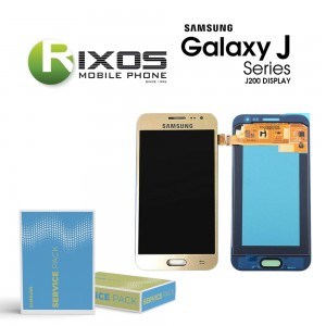   Samsung Galaxy J2 (SM-J200F) Display module LCD + Digitizer gold GH97-17940B