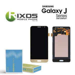 Samsung Galaxy J3 2016 (SM-J320F) Display module LCD + Digitizer gold GH97-18414B