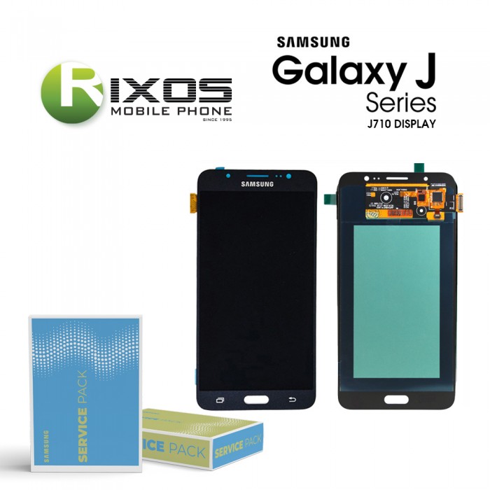 Samsung Galaxy J7 2016 (SM-J710F) Display module LCD + Digitizer black GH97-18931B Samsung Galaxy J7 2016 (SM-J710F) Display module LCD + Digitizer black GH97-18931B