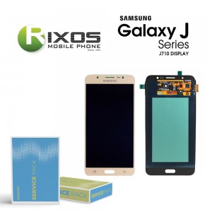 Samsung Galaxy J7 2016 (SM-J710F) Display module LCD + Digitizer gold GH97-18931A