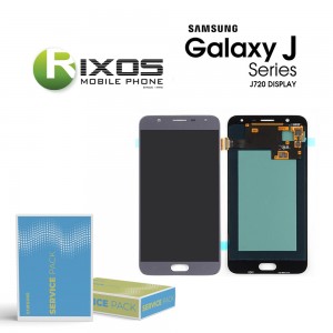 Samsung Galaxy J7 Duo (SM-J720F) Display module LCD + Digitizer silver GH97-21827D