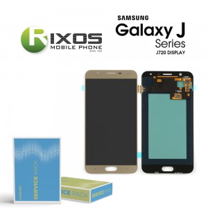 Samsung Galaxy J7 Duo (SM-J720F) Display module LCD + Digitizer gold GH97-21827B