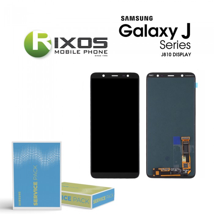 Samsung Galaxy J8 (SM-J810F) Display module LCD + Digitizer black GH97-22149A