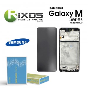 Samsung Galaxy M53 (SM-M536 5G 22)  Lcd Display Unit Complete Black GH82-28812A