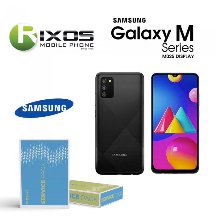 Samsung Galaxy M02s (SM-M025F) Lcd Display unit complete black 
