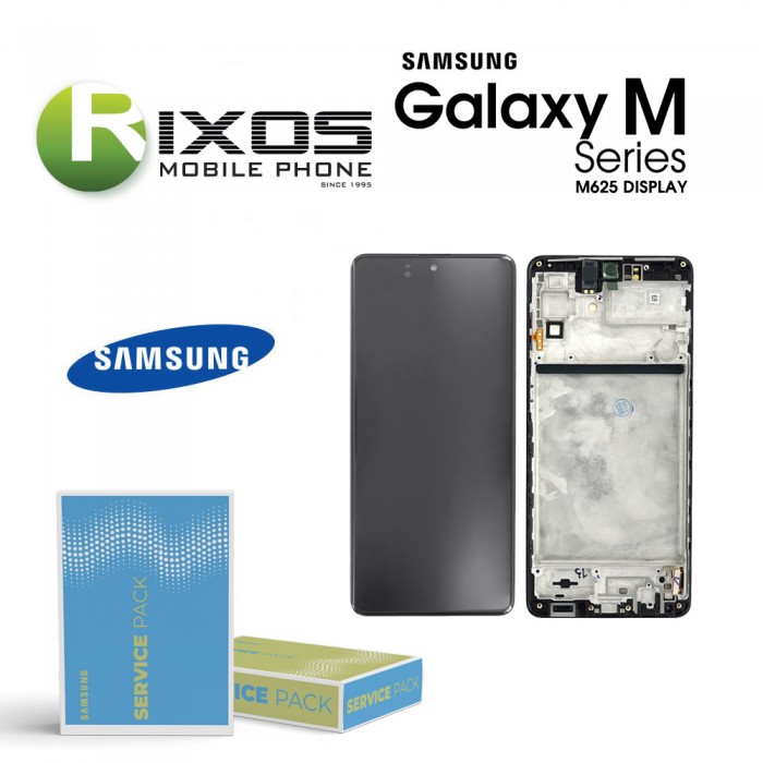Samsung Galaxy M62 / F62 (SM-M525 / F625) Lcd Display Unit Complete Black GH82-25478A OR GH82-25649A