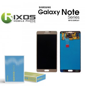 Samsung Galaxy Note 4 (SM-N910F) Display module LCD + Digitizer gold GH97-16565C