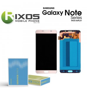 Samsung Galaxy Note 5 (SM-N920) Display module LCD + Digitizer rose gold GH97-17755G