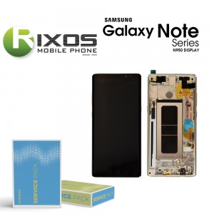 Samsung Galaxy Note 8 (SM-N950F) Display unit complete gold GH97-21065D